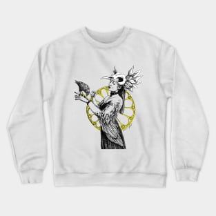 Witch with CROW Crewneck Sweatshirt